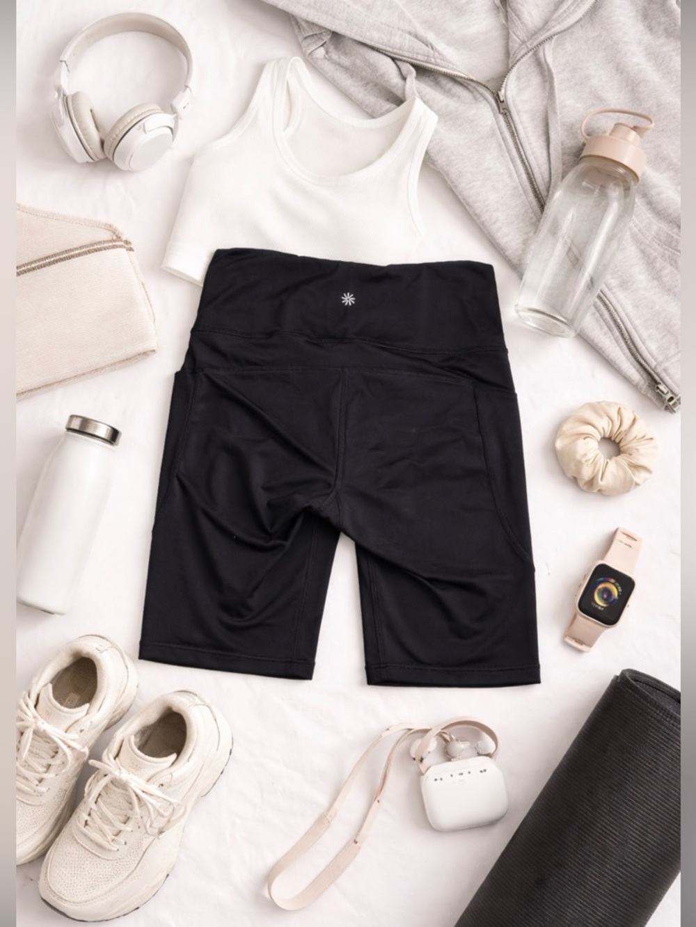Athleta Black Women's Bike Shorts